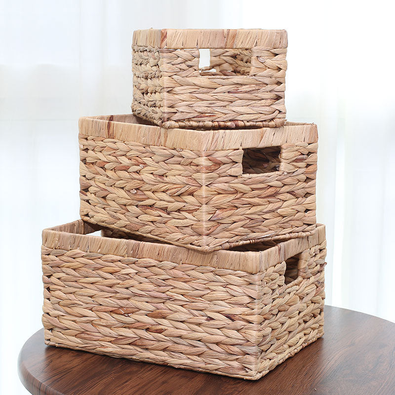 Handgefertigter Organizer-Korb mit Zwei Griffen Brehn