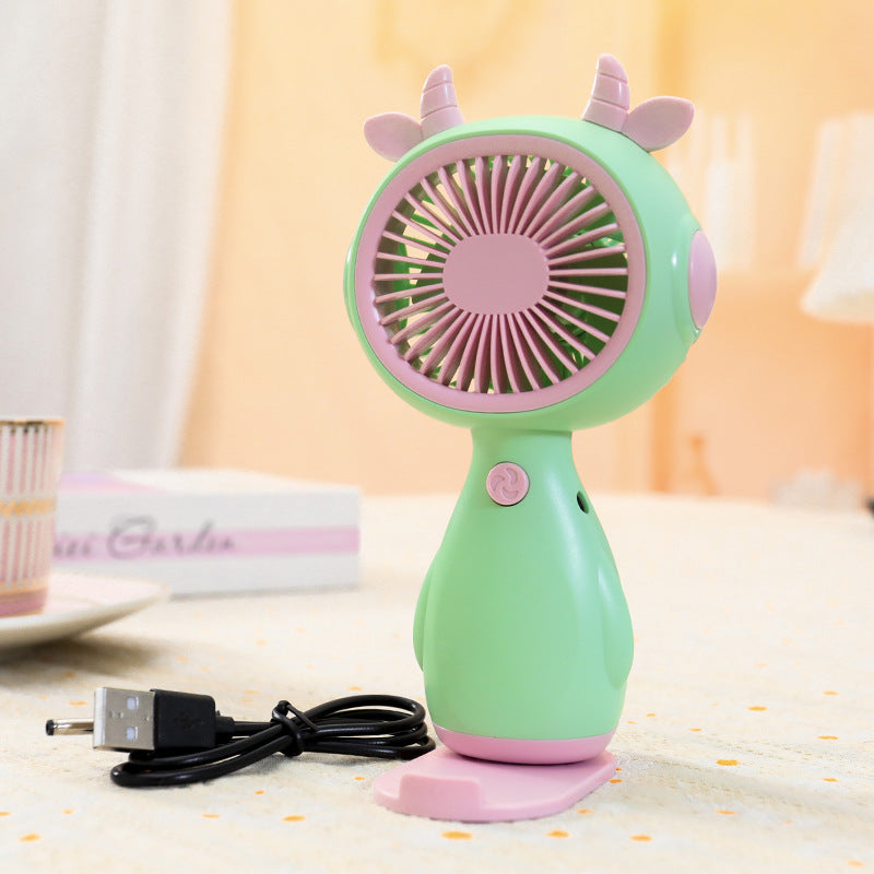 Frauen tragbarer Mini-Ventilator im niedlichen Tierdesign Brehn