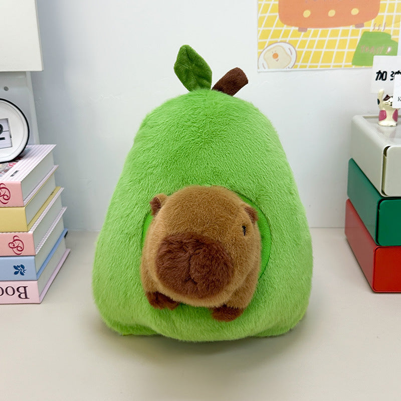 Plüsch Tier-Rucksack mit Avocado-Design Brehn