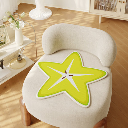 Apple-Shaped Non-Slip Decorative Chair Seat Cushion Pad