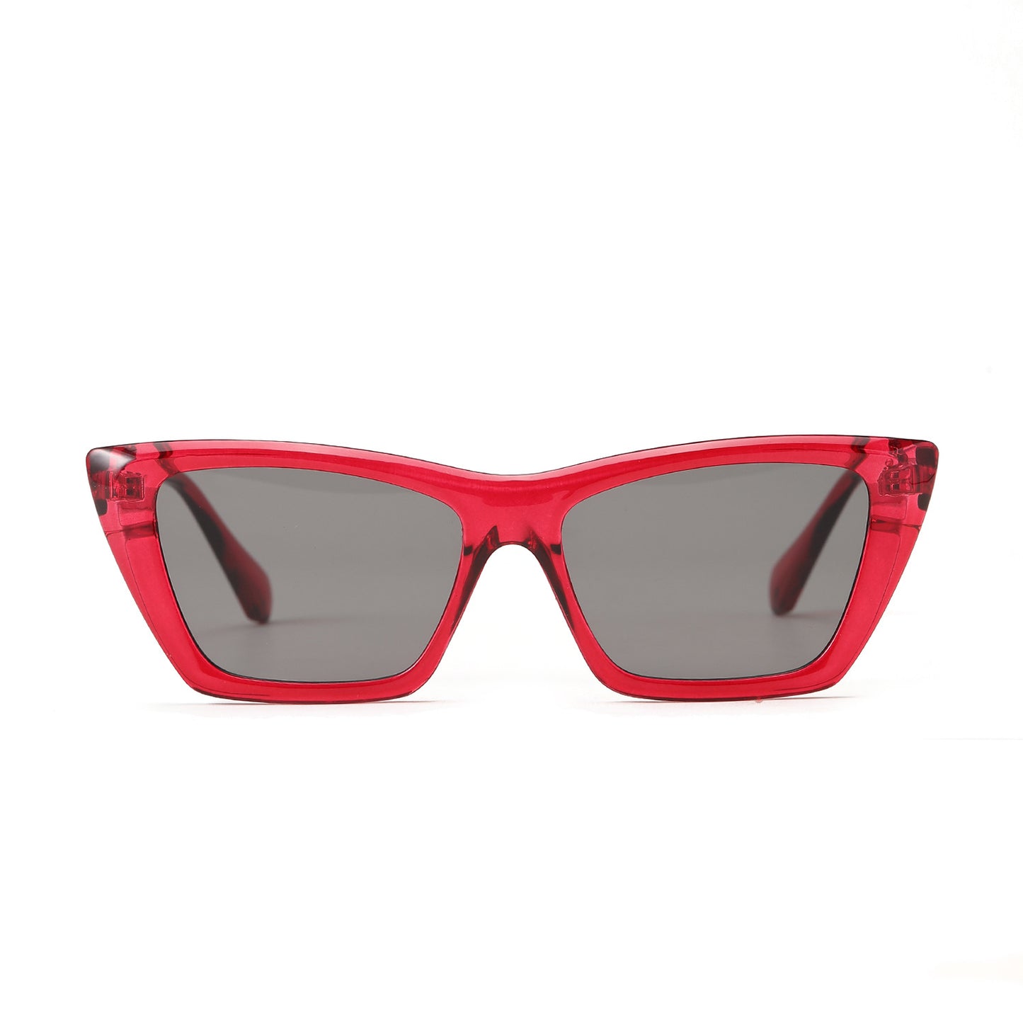 Damen geometrische Sonnenbrille mit stylischem Kunststoffrahmen Brehn
