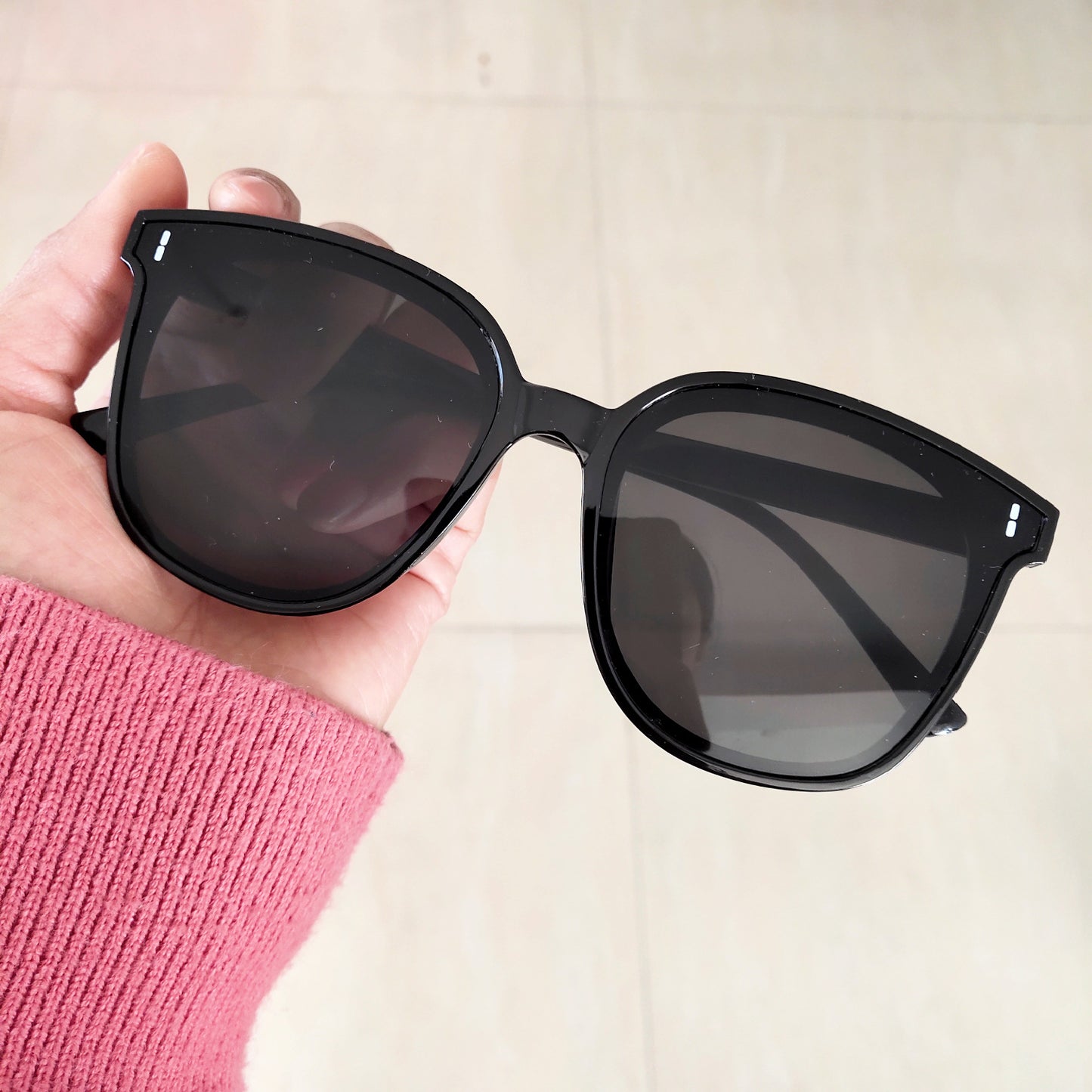 Stilvolle Übergroße Quadratische Sonnenbrille Brehn