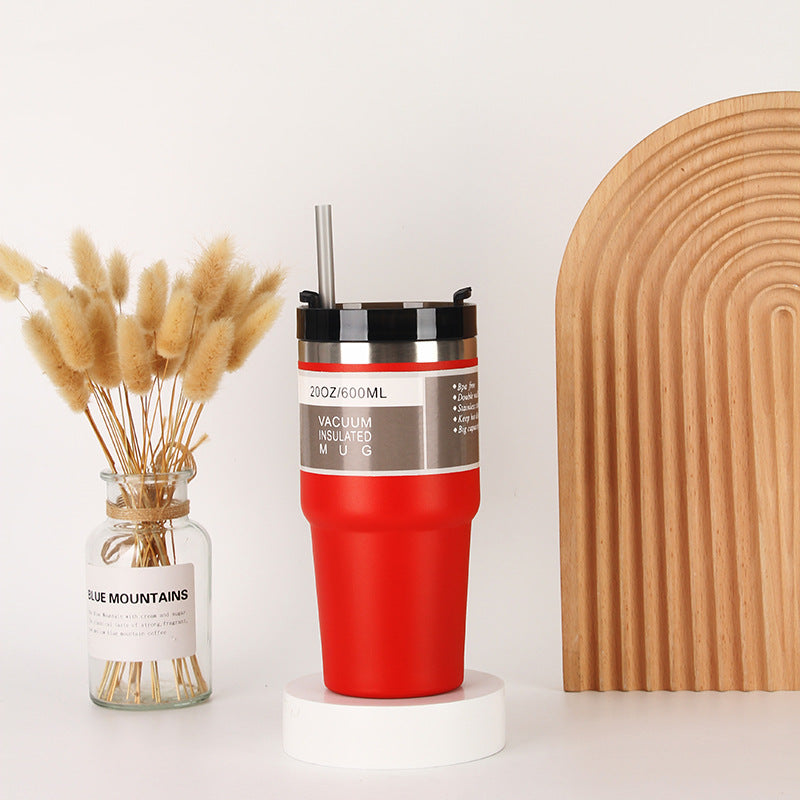 Unisex Isolierter Trinkbecher mit integriertem Strohhalm Brehn