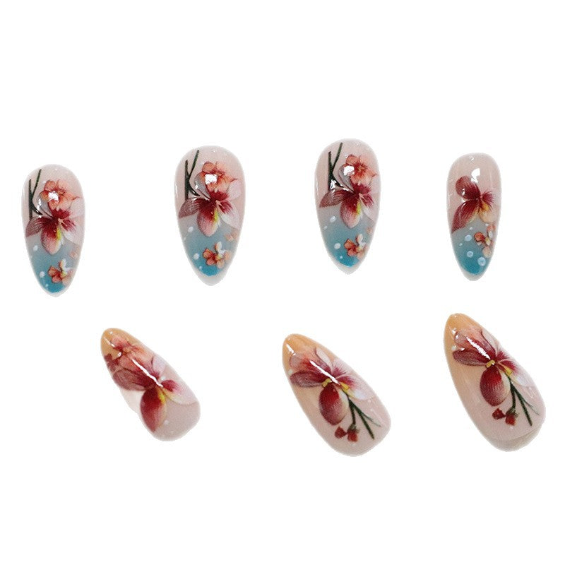Florale dekorative Nagelkunst Brehn