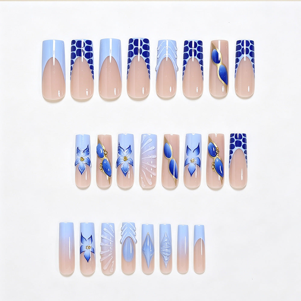 Künstlerisches Langacryl-Nageldesign Brehn