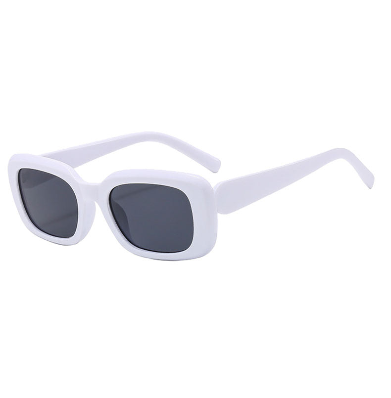 Damen Modische quadratische Sonnenbrille mit breitem Rahmen und UV-Schutz Brehn