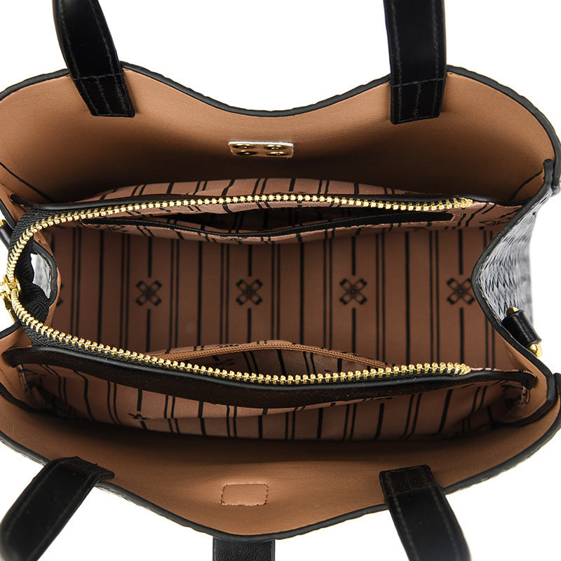 Texturierte Strukturierte Handtasche Brehn