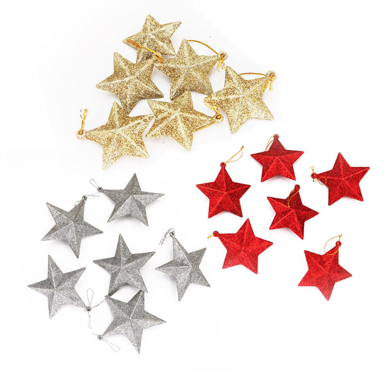 Glitter Stern Ornamente Brehn