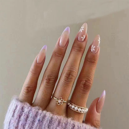 Glamouröse Glitzer-Stiletto Press-On Nägel Brehn