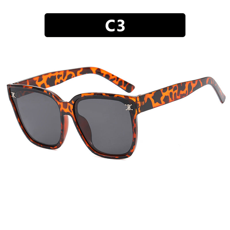 Damen modische quadratische Sonnenbrille mit hochwertigen, farbwechselnden Gläsern Brehn