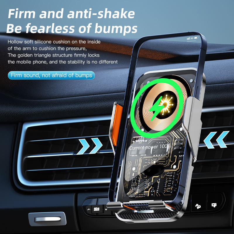 Unisex Smartphone Halter mit innovativer kabelloser Ladetechnologie Brehn