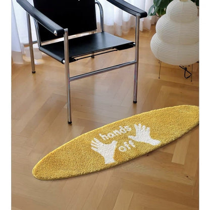 Fun Surfbrett-förmige Badematte Brehn