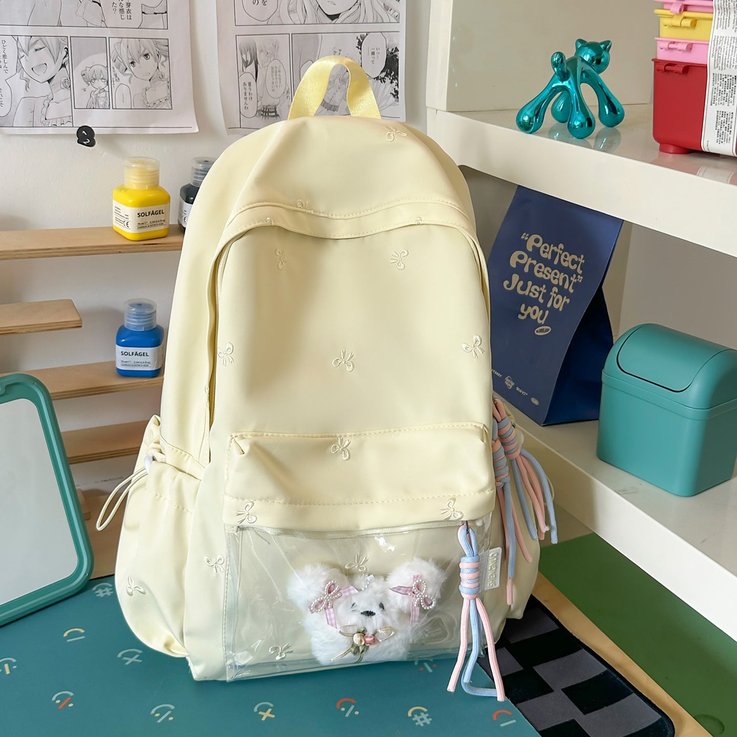 Funktionaler transparenter Rucksack
