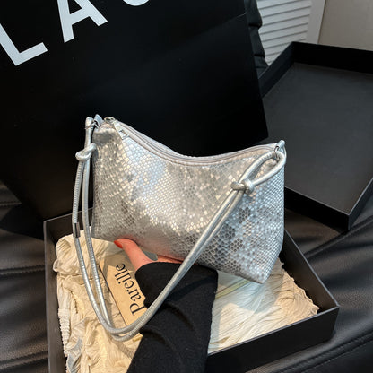 Schlangendruck Abendhandtasche