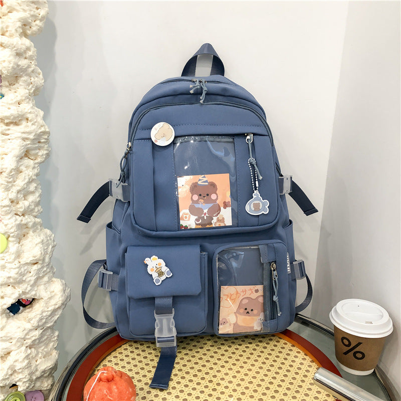 Niedlicher Cartoon-Motiv Rucksack Brehn