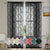 Elegante florale Spitzenfensterbehänge