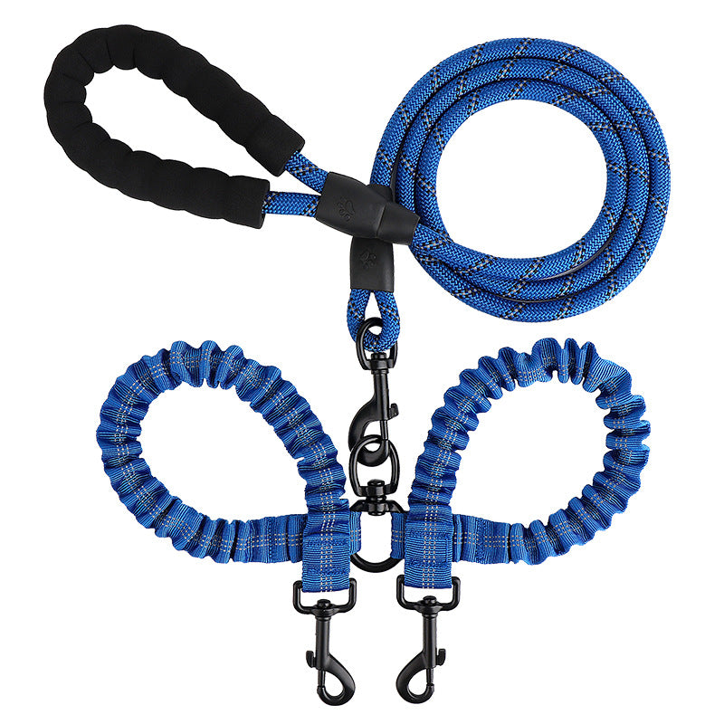 Bungee-Trainings-Hundeleine mit Doppelgriff