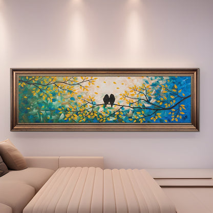 Eingeteiltes Landschaft Kunstdruck