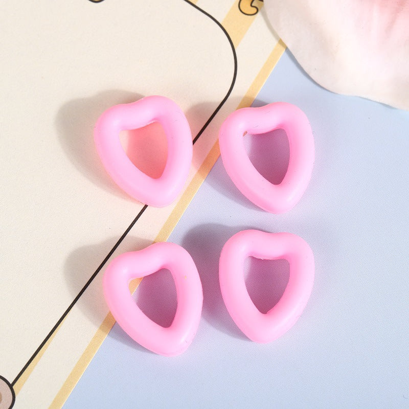 Herzförmige Gummiaccessoires Brehn