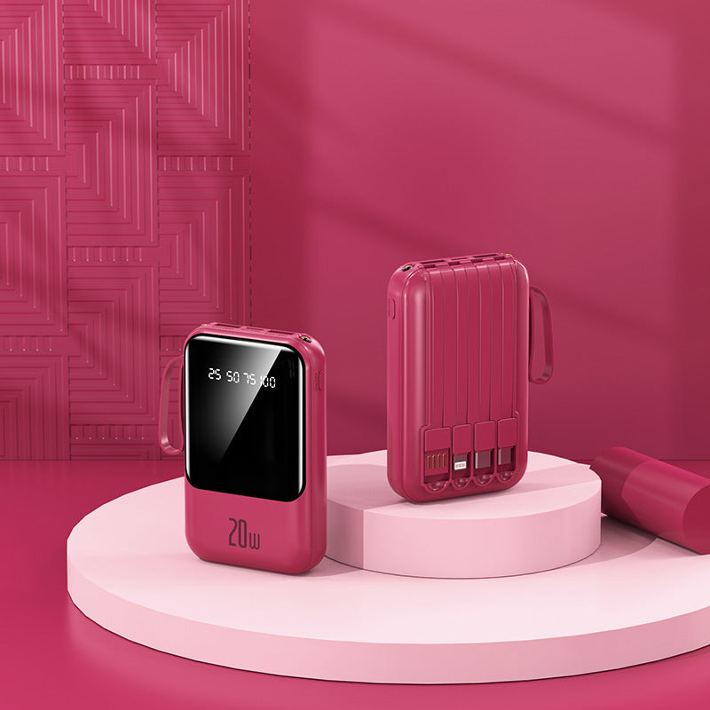 Tragbare Powerbank mit Hochmoderner Ladeanzeige und Schnellem Usb-C Anschluss Brehn