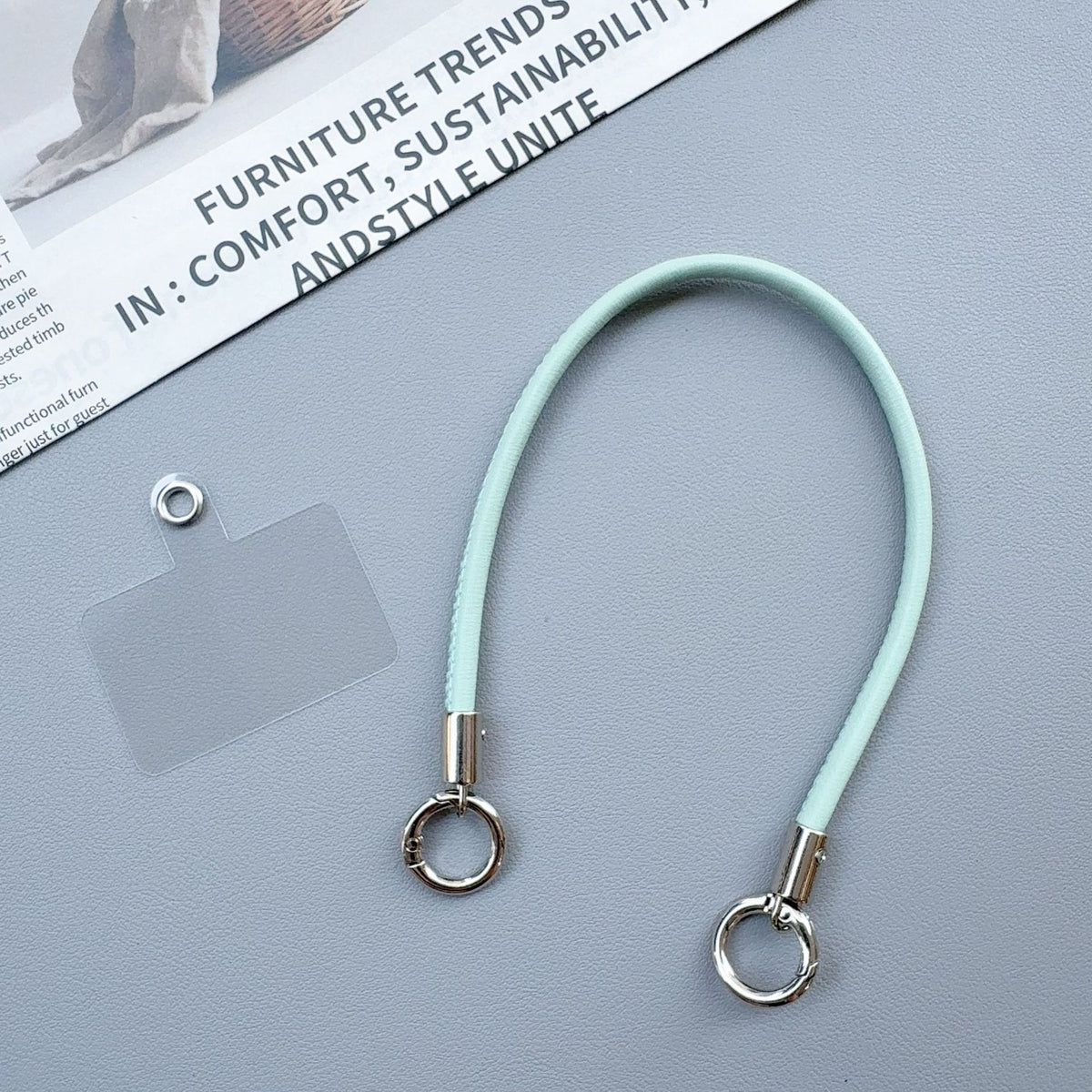 Premium langlebiger Schlüsselband mit Metallclips Brehn