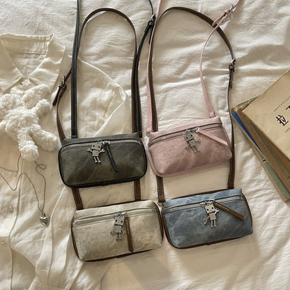 Kompakte Multipocket-Clutch Tasche