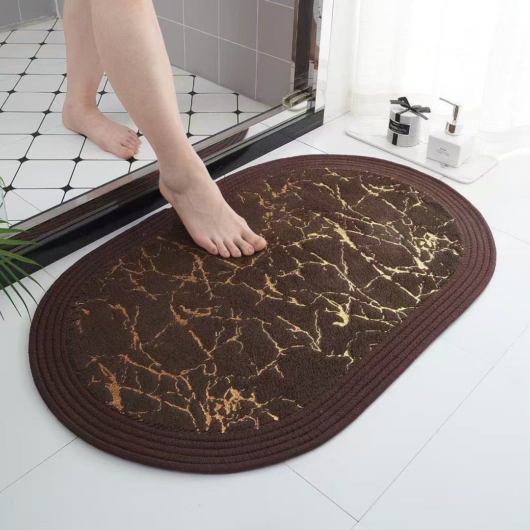 Luxuriöse Marmor Muster Badmatte