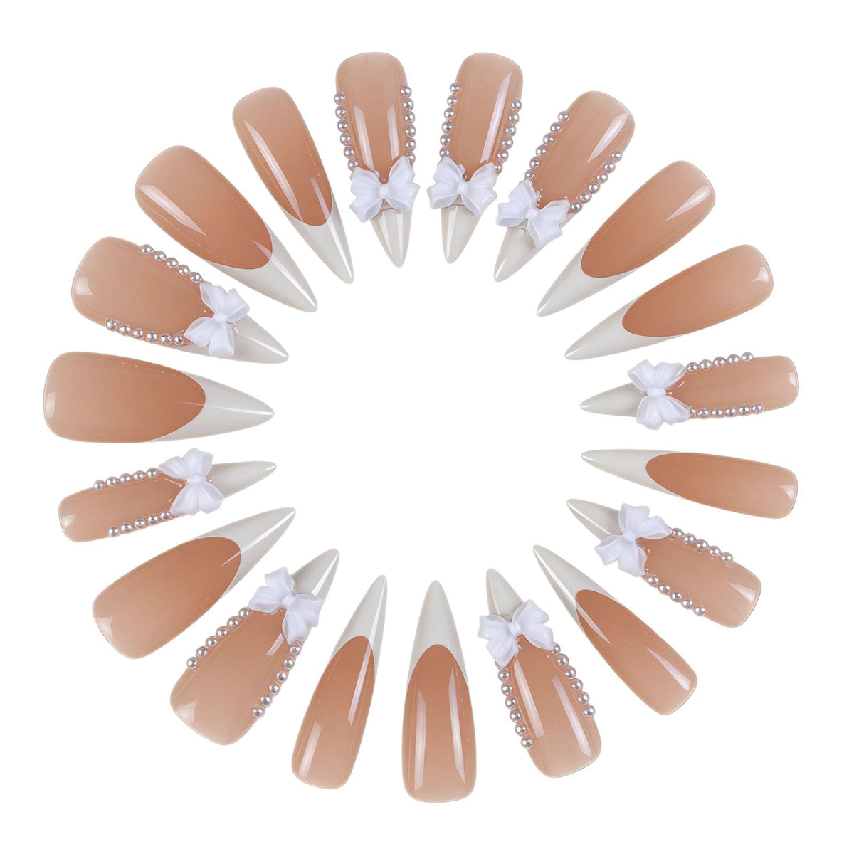 Elegante Premium Dekorative Nagelverzierungen Brehn