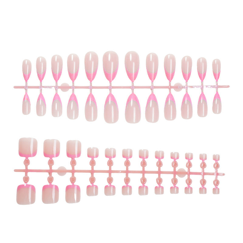 Premium Press-On Nagelset mit Ombre-Design Brehn