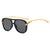 Damen sportliche Sonnenbrille mit breitem Kunststoffrahmen und UV-Schutz Brehn
