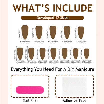Kunstnagelset mit elegantem Ombre-Effekt Brehn