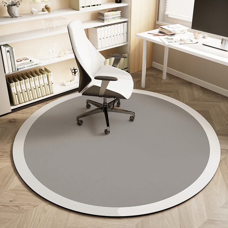 Runde Büromatte