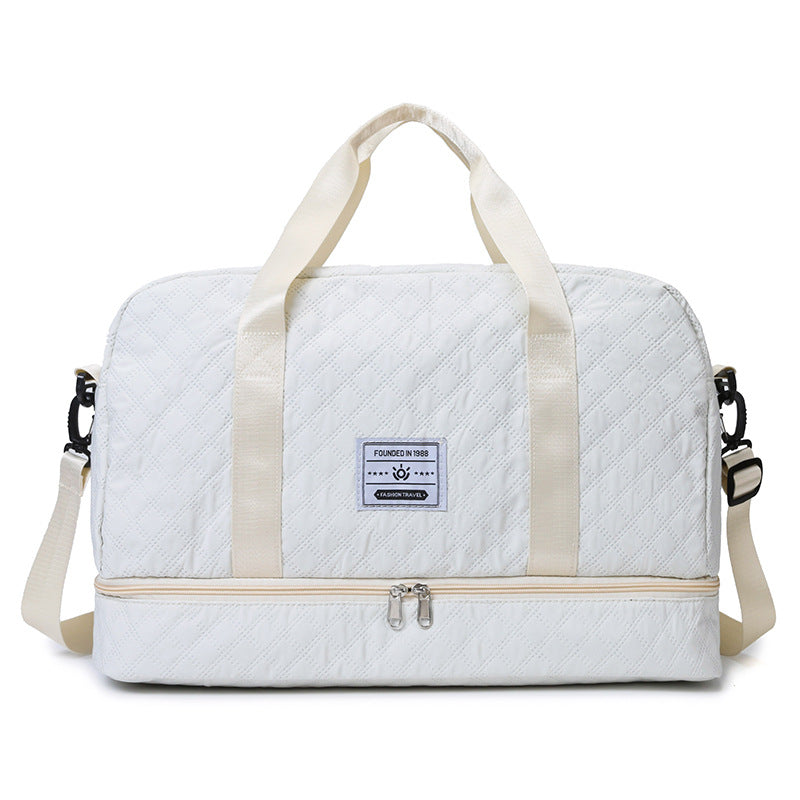 Stylische gesteppt Reis Duffle Bag Brehn