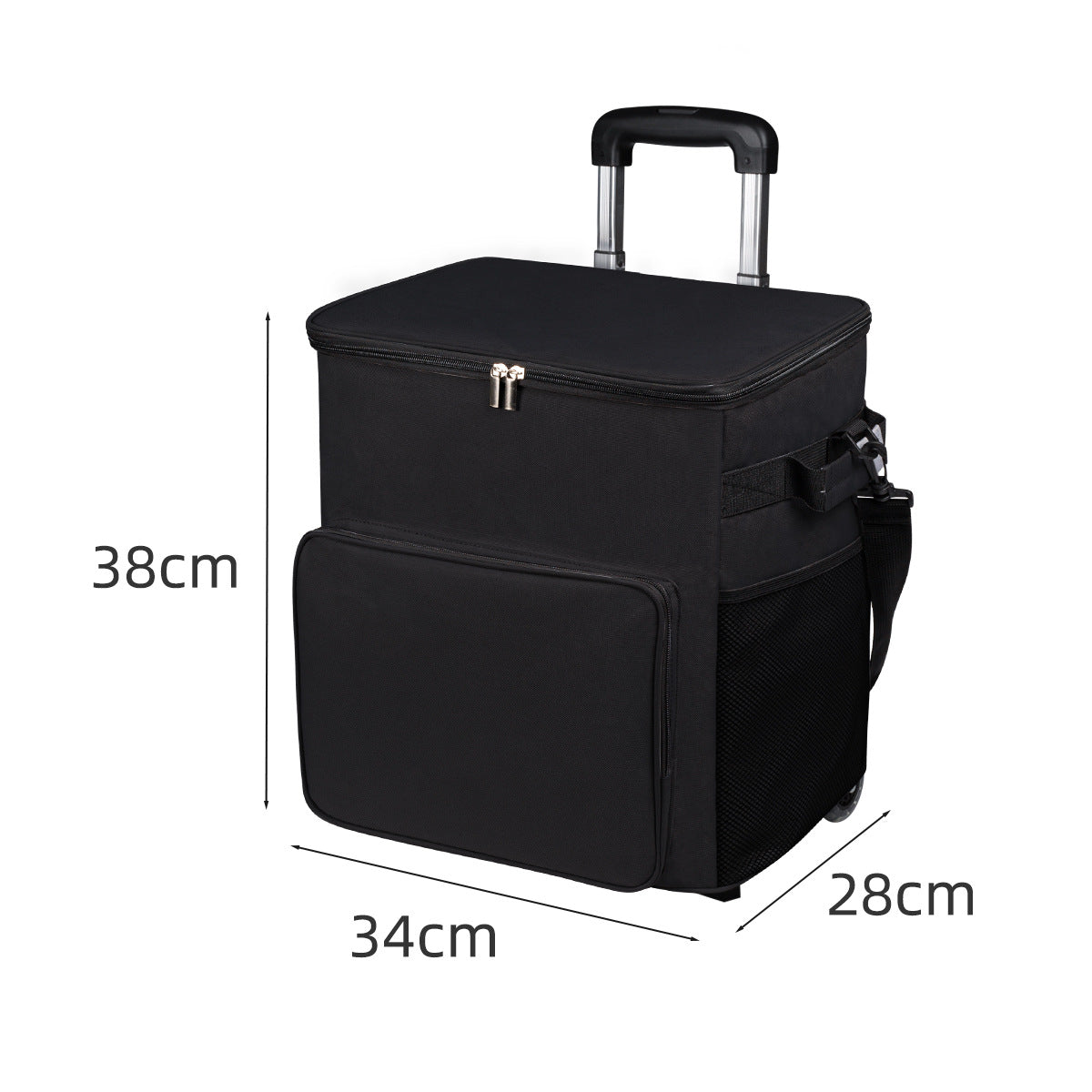 Unisex Kühlbox mit Trolley und vielseitigen Aufbewahrungsmöglichkeiten Brehn