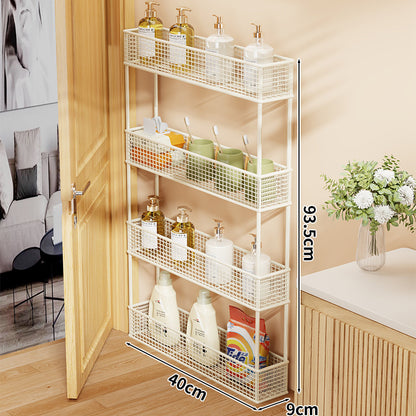 Slim Tür-Three-Tier Drahtgitter Aufbewahrungsorganisator