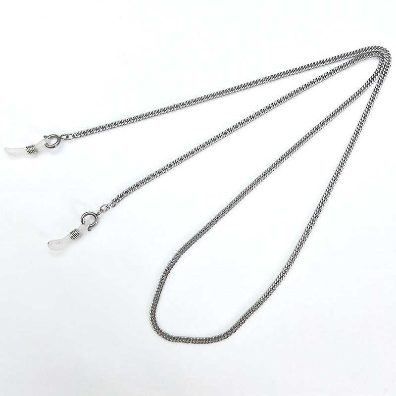 Metallic Brillen Kette Brehn