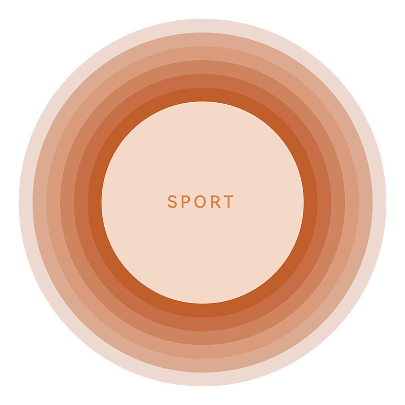 Abstract Sports-Themed Area Mat Brehn
