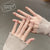 Premium Glossy Press-On Nail Set mit Farbverlauf-Finish Brehn