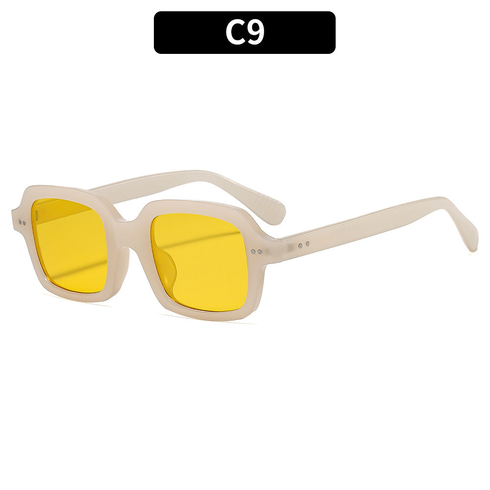 Eleganter Stil Stylische Quadratische Rahmen Sonnenbrillen
