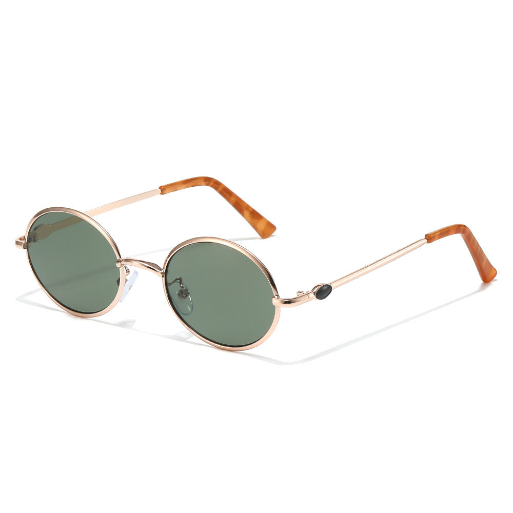 Retro Circle Frame Sonnenbrille Brehn