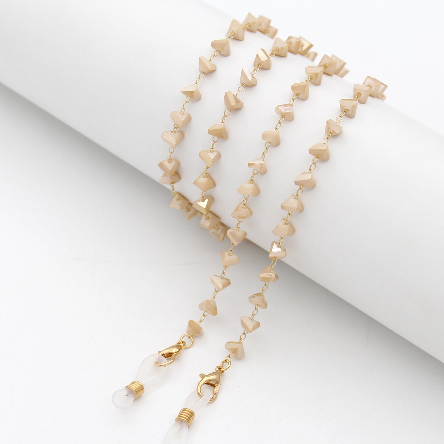 Herzförmige Perlen-Brillenband Brehn