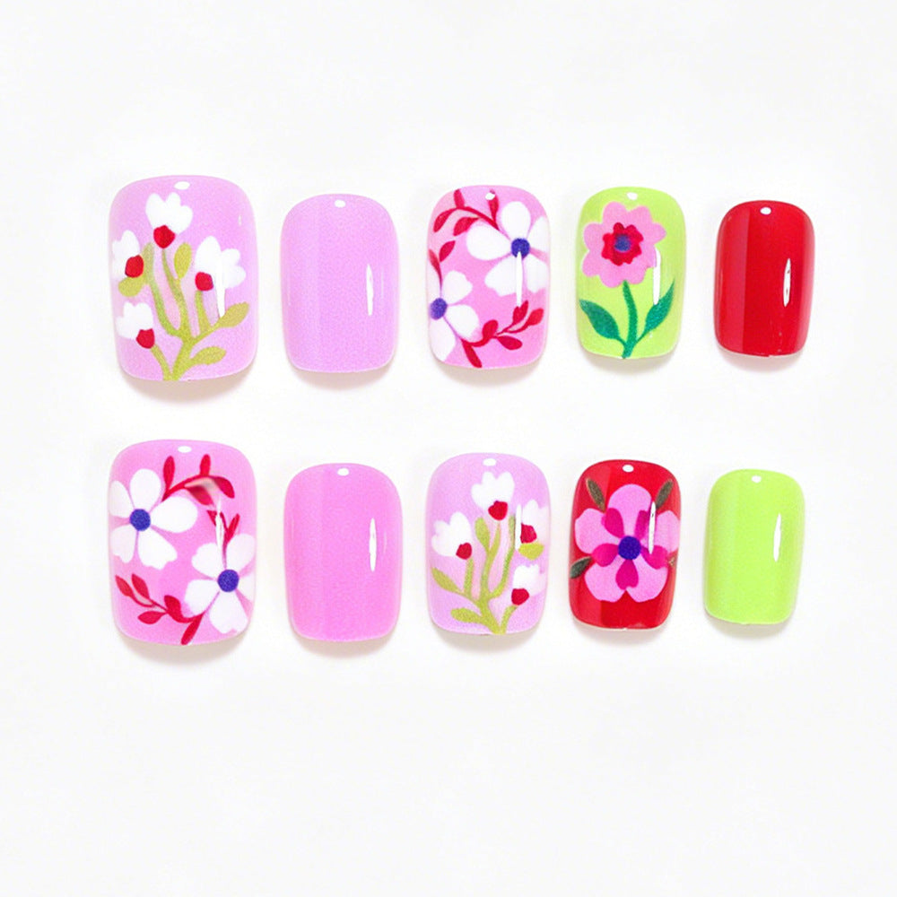 Bunte Florale Nagelkunst Tipps Brehn