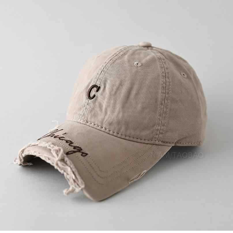 Herren Casual Distressed Baseball Cap Brehn