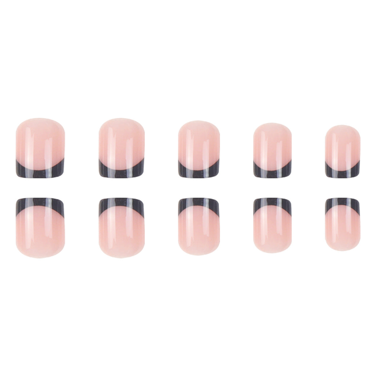 Elegante French Tip Nagelkunst Brehn