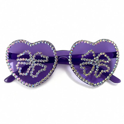 Glamouröse herzförmige Strass-Sonnenbrille Brehn