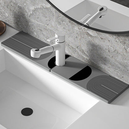 Dekorativer Waschbecken Wasserhahn Schutzmatte