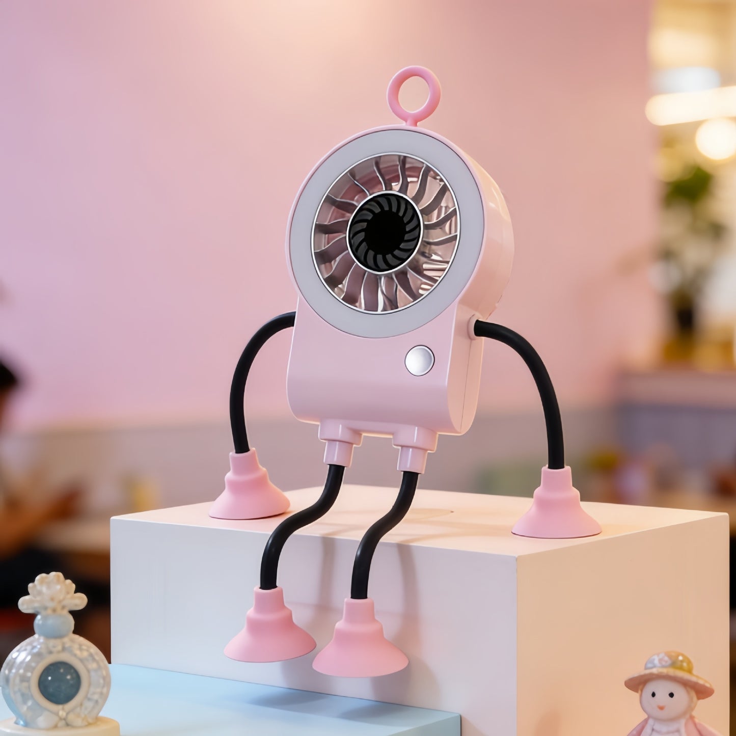 Unisex Kreativ Ventilator mit integrierter LED-Beleuchtung Brehn