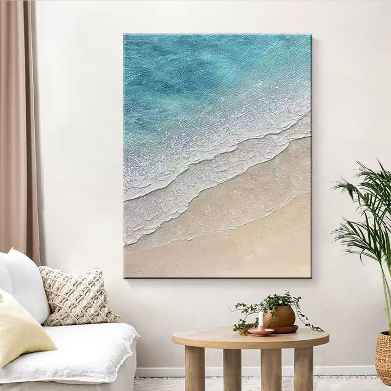 Abstrakte Meereslandschaft Leinwand Kunst