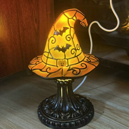 Dekorative Hexenhut Tischlampe Brehn