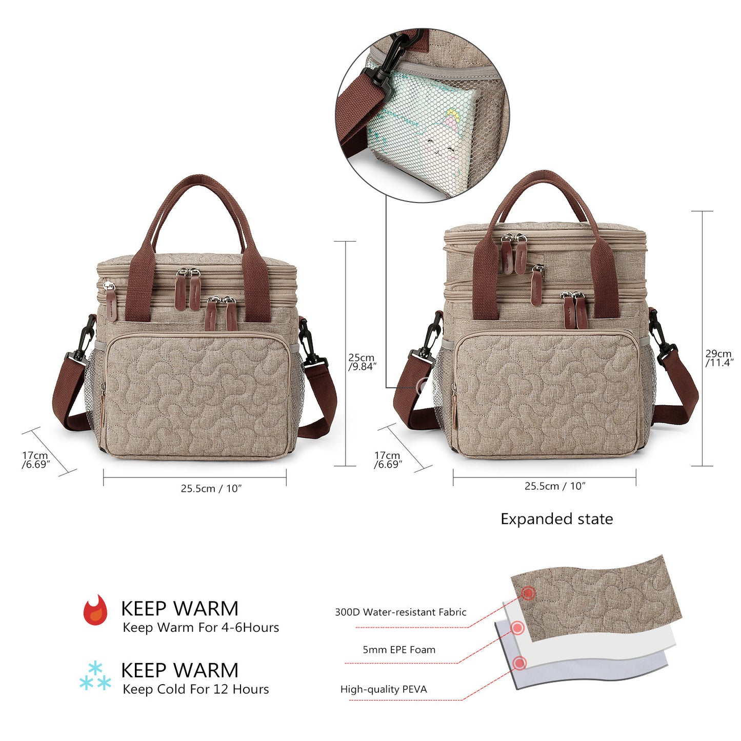 Stilvolle und Funktionale Kühl-Tasche Brehn